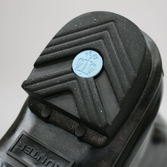 Hunter Ladies 9 Original Tall Gloss Black Buckle Strap WP Rubber Rain Boots - Picture 11 of 12